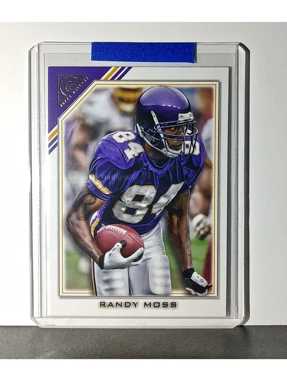 Randy Moss 2023 Topps Gallery NFL #390 Card Minnesota Vikings